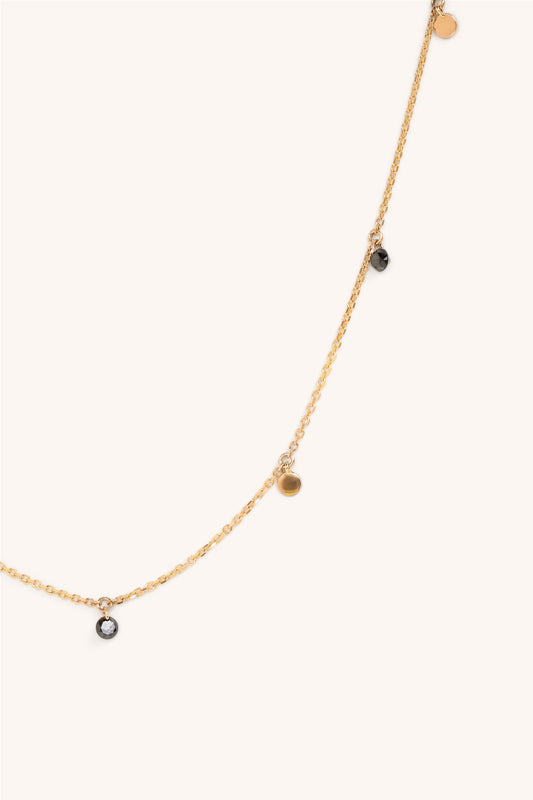 Black Diamond Nude Necklace