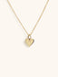 Plain Heart Of Gold Necklace